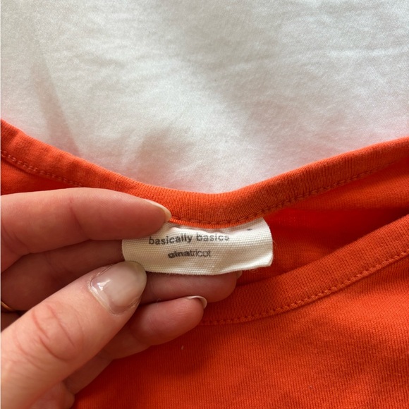 Orange Women's Crop Top - Picture 2 of 3